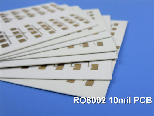 Rogers PCB construído em RT/Duroid 6002 10mil 0.254mm DK2.94 com Ouro de Imersão para Antenas de Matriz em Fase de RF Micro-ondas