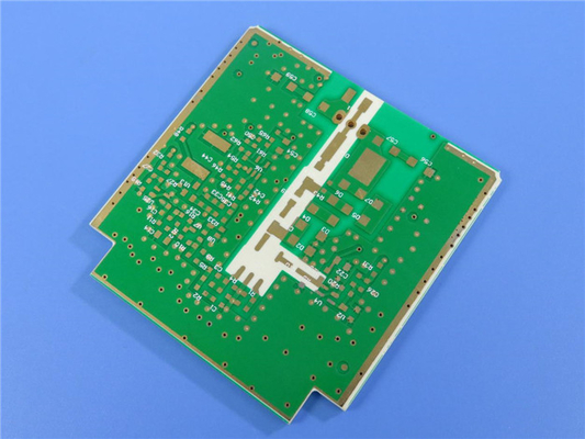 O PWB híbrido misturou o PWB combinado da placa de circuito materiais diferentes materiais RO4350B + FR4 + RT/duroid 5880 com o ouro